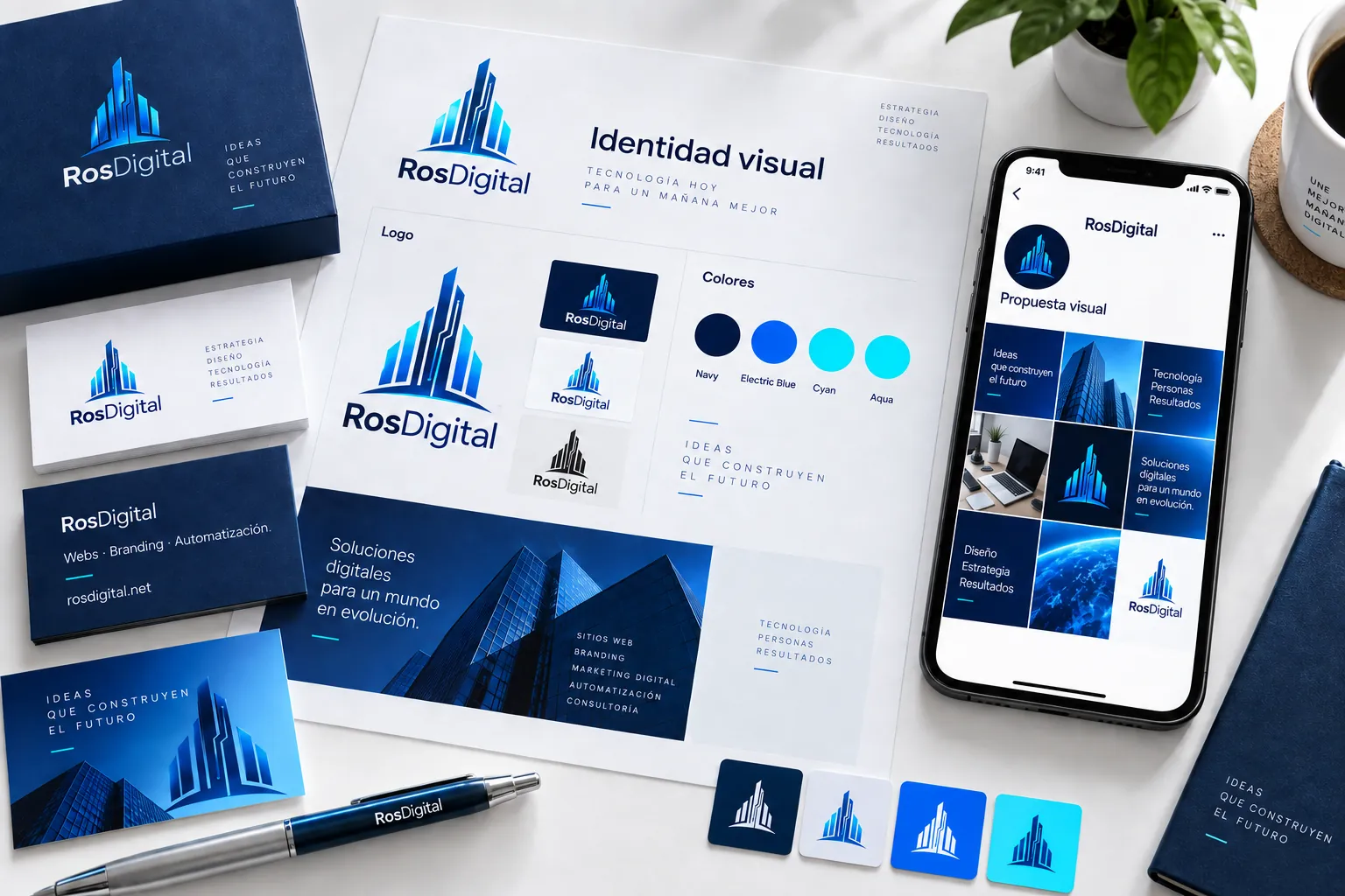 Ejemplo ilustrativo: Branding e identidad visual